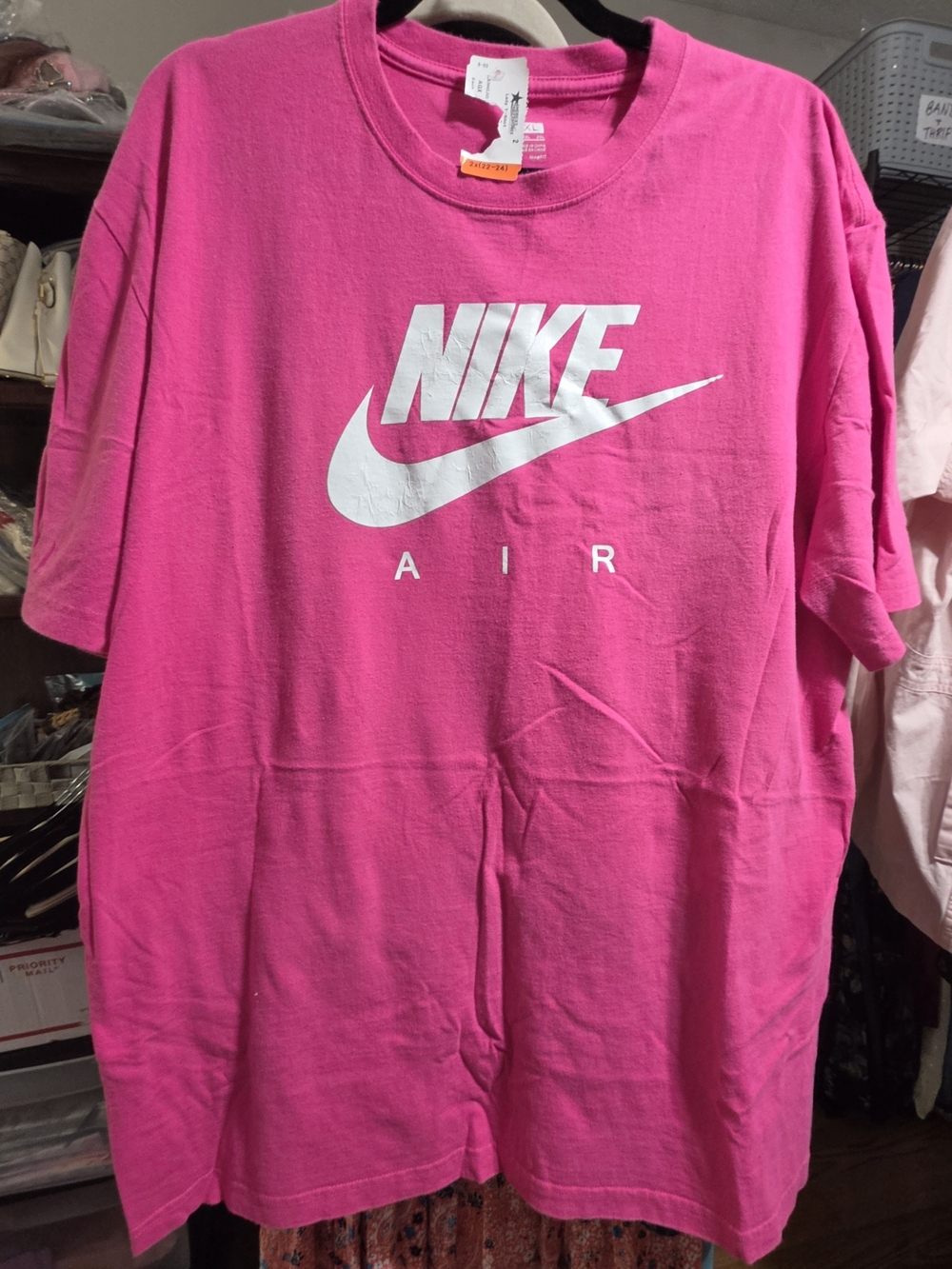NIKE Air Pink Graphic Tee